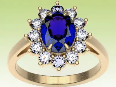 Ring Diana 3D print model