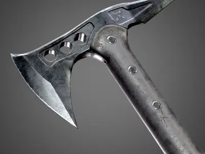 M48 Hawk Tactical Tomahawk AAA PBR Game Ready Asset Low-poly 3D model