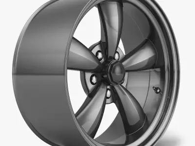  Bullit Wheel Rim 3D model