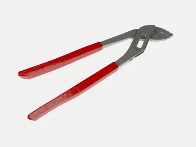 Professional Pipe Wrench 3D Model FREE Download High-Quality Free low-poly 3D model