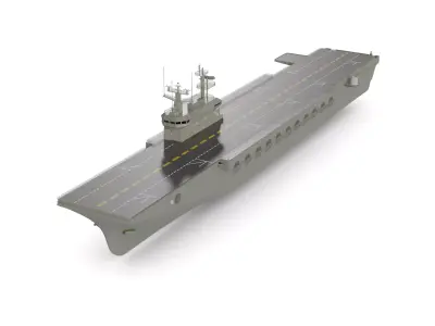 Assault Ship 3D model 2
