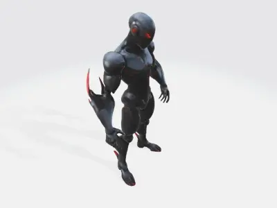 Killer robot 3D model