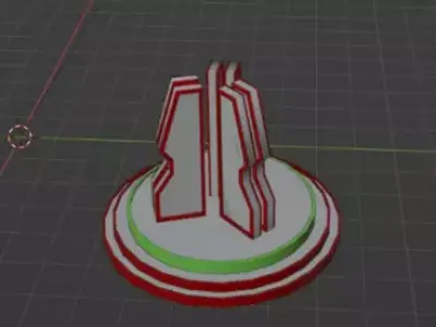 Tugu UKS 3D model