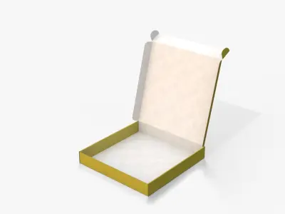 Mailer Boxes - Colored Low Profile Set 3D model