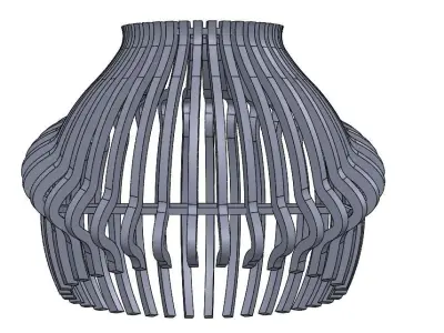 Parametric luminaire 3D model