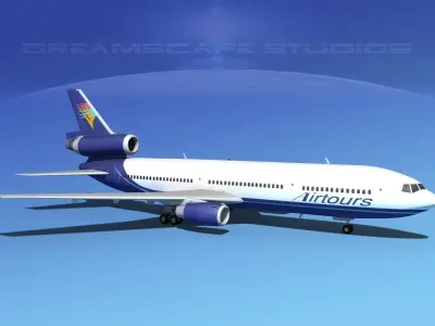 Douglas DC-10 Air Tours 3D model