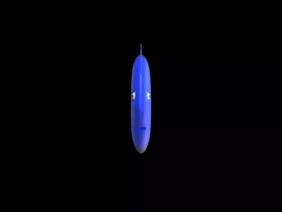 Cartoon Stylized Fish 3D Model 3D model