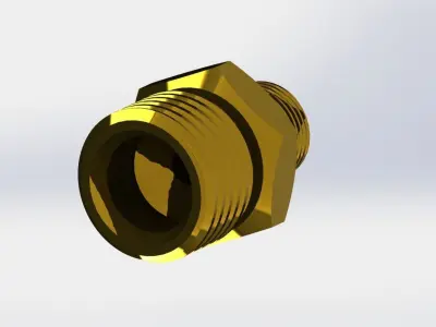  brass union 3D model