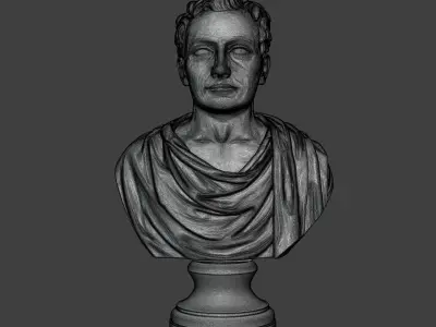 Unknown  Magistrate - Emperor -- Roman - Greek Man Bust 3D print model