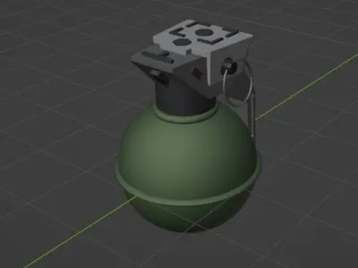 Grenade army Free 3D print model