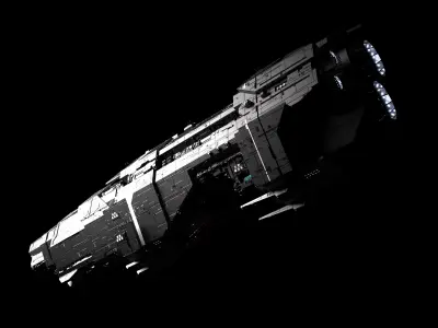 Marathon Class Heavy Cruiser 3D model