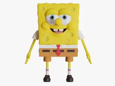 Sponge Bob characters Collection(1) 3D model