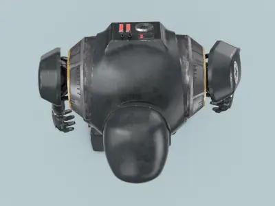 Rigged K-2SO - Standing 3D model