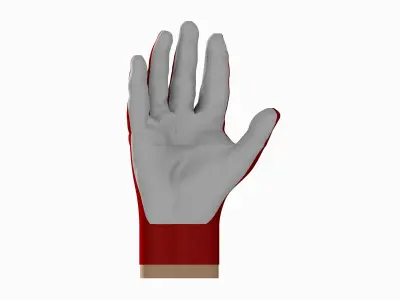 Hand ipt fil   autodesk inventor part file for glove design use Low-poly 3D model