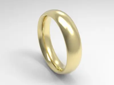 woman solitaire ring 7 part r00129 3D print model
