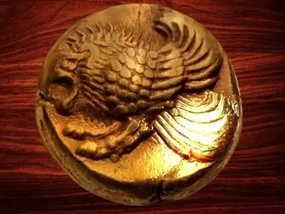 El Hekte- 521-478 BC Low-poly 3D model