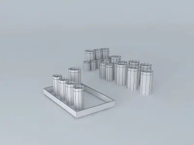 Lubrizol Tanks North East Free 3D model