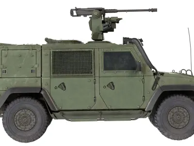 Iveco LMV Low-poly 3D model