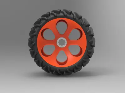Offroad wheel 3D model