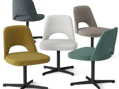 Albury Dining Chair Low-poly 3D model