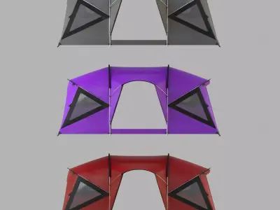Tent Collection of 3 3D model