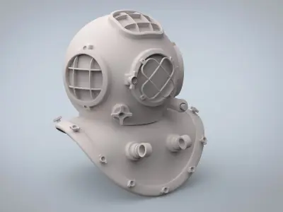 Diving Helmet 3D model order