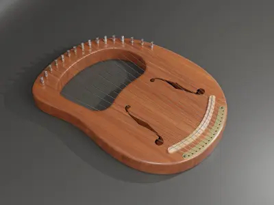 Harp 3D model
