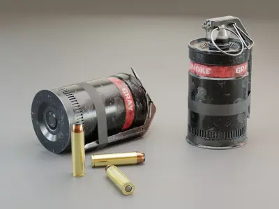Smoke Grenade PRO 3D model