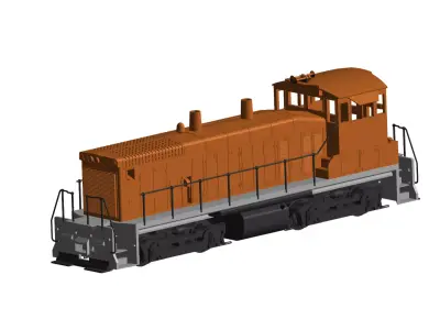   locomotive  3D model