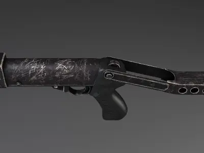 SPAS-12 shotgun 3D model purchase