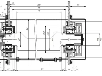 Pan Feeder Vibrator for screen 3D model
