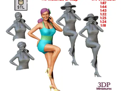 N10 Pin-up girl 3D print model