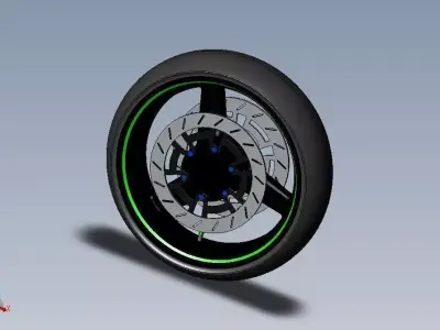 Racing Wheel 3D model by metri220883
