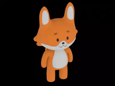 Fox Character Free 3D model