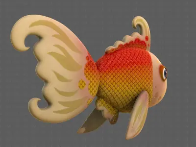 Fish V11 Low-poly 3D model