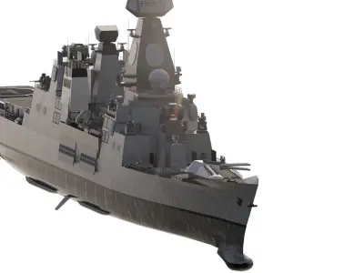 NUCLEAR POWERED CRUISER 3D model
