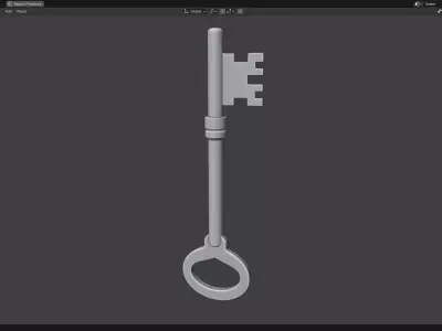 Old Key for Printing 3D print model