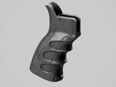 UPG16 AR GRIP AR15 M4 UPG16 Pistol Grip Low-poly 3D model