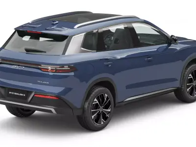 2026 BYD Sealion 5 DM-i Left Hand Drive with Interior 3D model