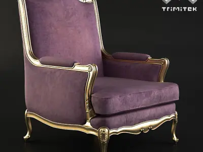 Classic Armchair - Moses 3D model