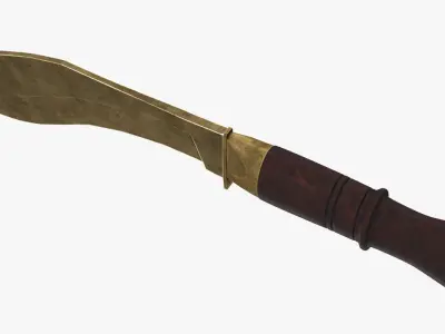 Kukri old 3D model