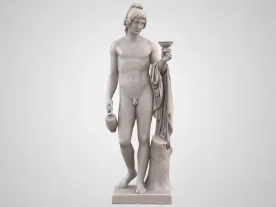 Ganymede Offering the Cup 3D model