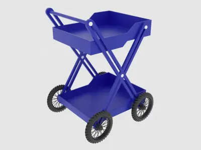 Folding Cart 3D model