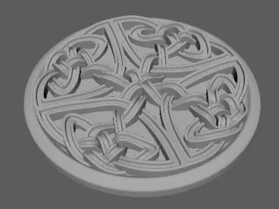 rosette celtic knot 3D model