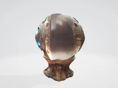 Ancient Relic Mystical Artifact 3D Model 3D model