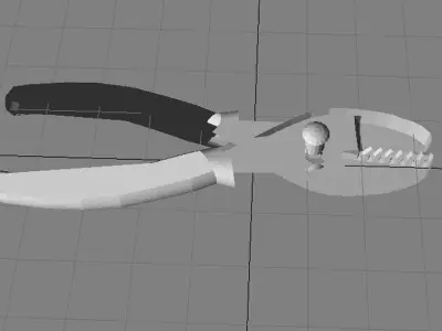 Mechanical Handtools - Lineman Pliers 3D model