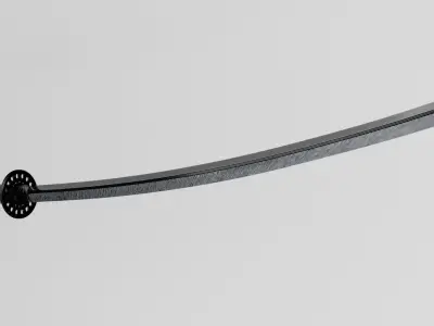 Dark Katana 4K Free low-poly 3D model
