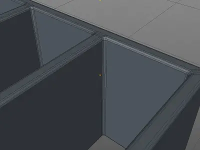 Rusted Metal grill 3D model