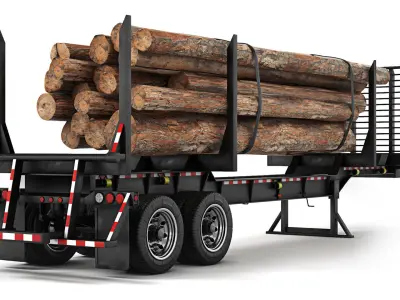 McLendon log 42 Trailer 2023 3D model