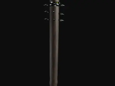 Spiked Mace Low-poly 3D model buy